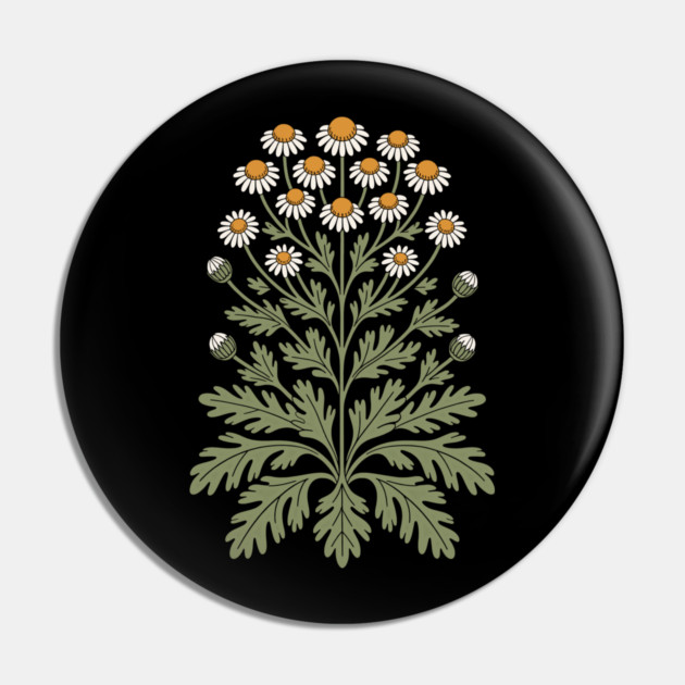 Chamomile Pin by CreativeSage