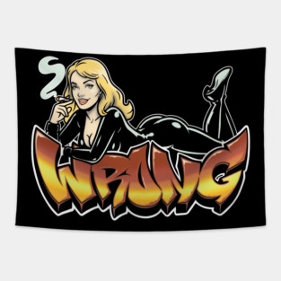 Pinup Blonde Tapestry