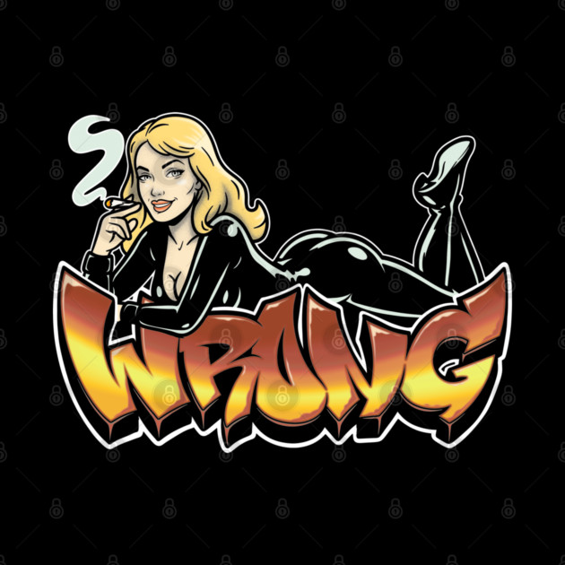 Pinup Blonde by Wrongteeshirt