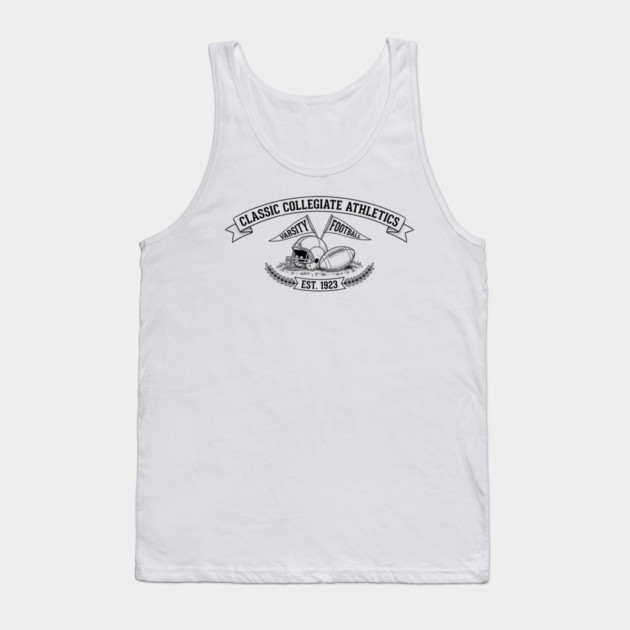 Classic Collegiate Athletics Varsity Football Est. 1923 Tank Top by ArtistTee ⭐⭐⭐⭐⭐