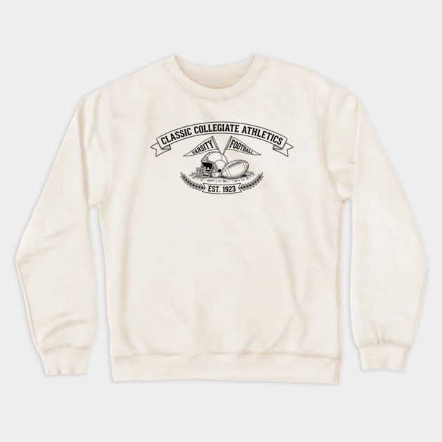 Classic Collegiate Athletics Varsity Football Est. 1923 Crewneck Sweatshirt by ArtistTee ⭐⭐⭐⭐⭐