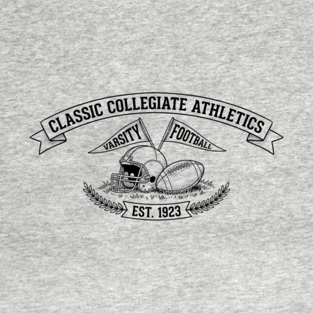 Classic Collegiate Athletics Varsity Football Est. 1923 by ArtistTee ⭐⭐⭐⭐⭐