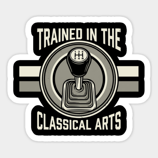 Trained In The Classical Arts Car Enthusiast Magnet by ArtistTee ⭐⭐⭐⭐⭐