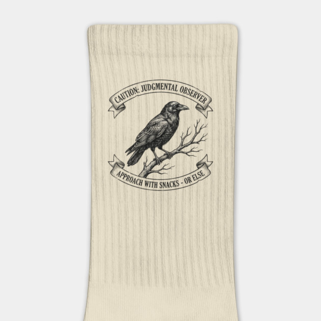 Caution: Judgmental Observer Approach With Snacks - Or Else Bird Humor by ArtistTee ⭐⭐⭐⭐⭐