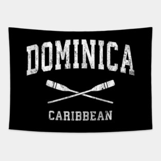 Dominica Nautical Paddles Sports Oars Tapestry