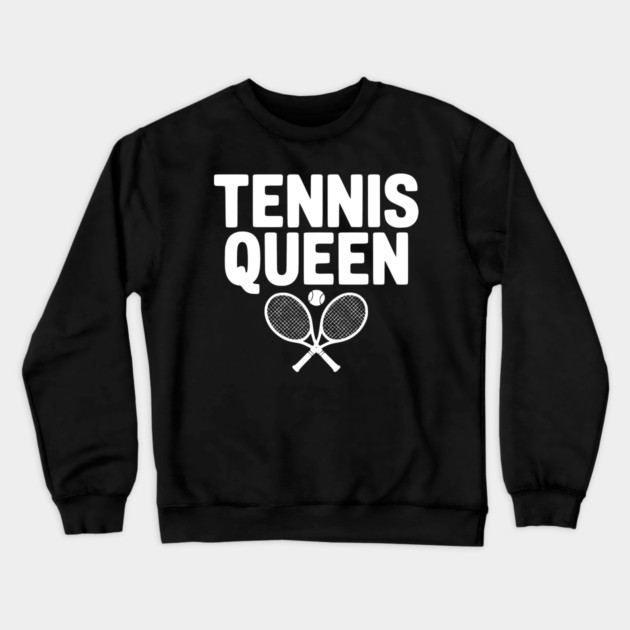 Tennis Queen Crewneck Sweatshirt by Frank Ring
