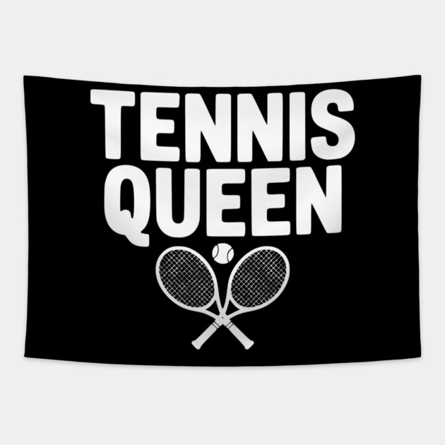 Tennis Queen Tapestry by Frank Ring