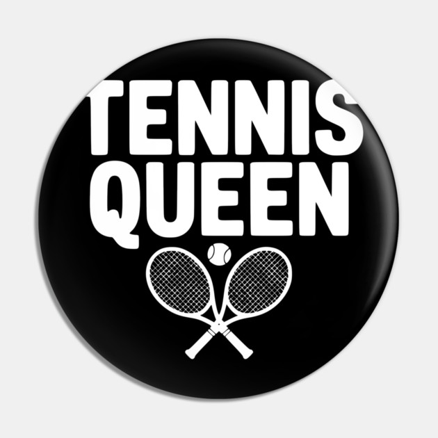 Tennis Queen Pin by Frank Ring