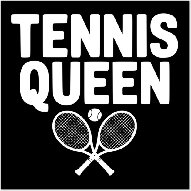 Tennis Queen Wall Art by Frank Ring
