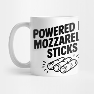 Powered by Mozzarella Sticks Mug