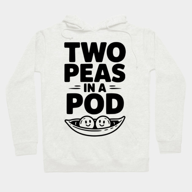 Two Peas in a Pod Hoodie by Frank Ring