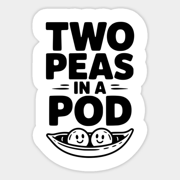 Two Peas in a Pod Magnet by Frank Ring