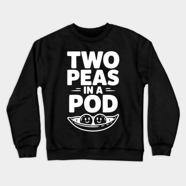 Two Peas in a Pod Crewneck Sweatshirt by Frank Ring