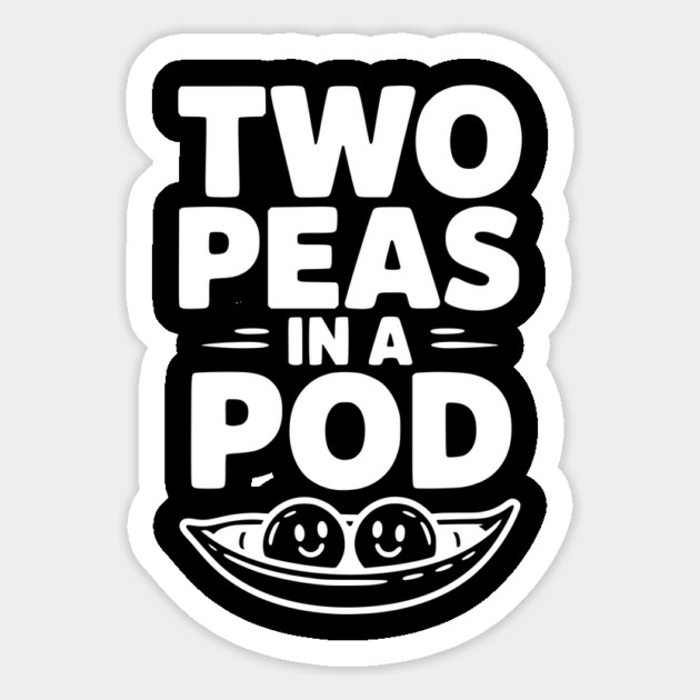 Two Peas in a Pod Magnet by Frank Ring