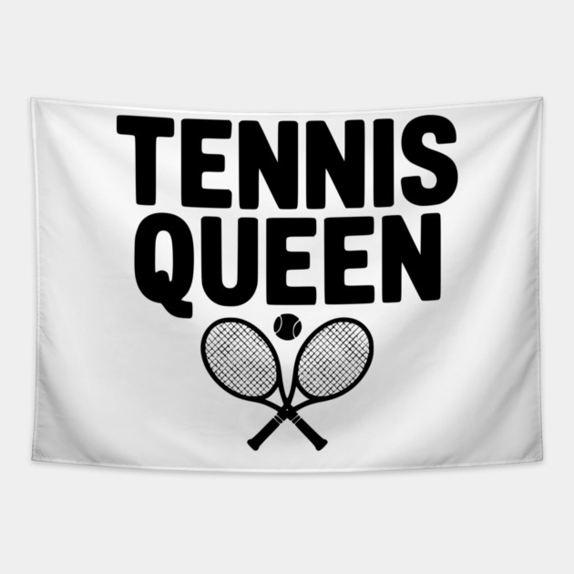 Tennis Queen Tapestry by Frank Ring
