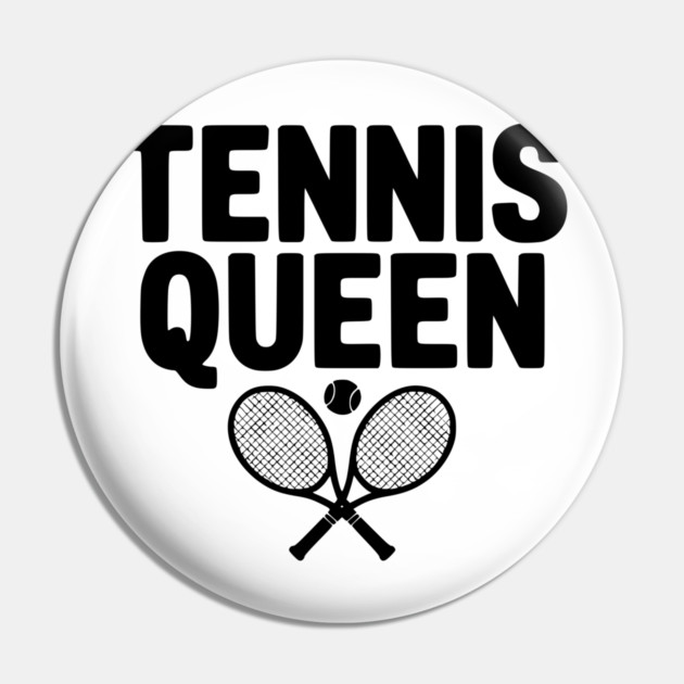 Tennis Queen Pin by Frank Ring