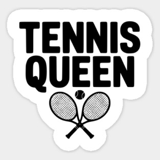 Tennis Queen Magnet