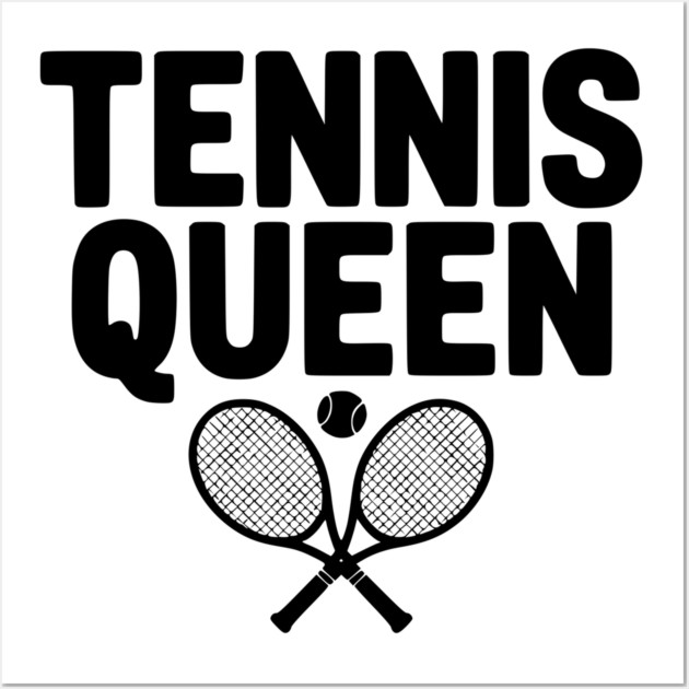 Tennis Queen Wall Art by Frank Ring
