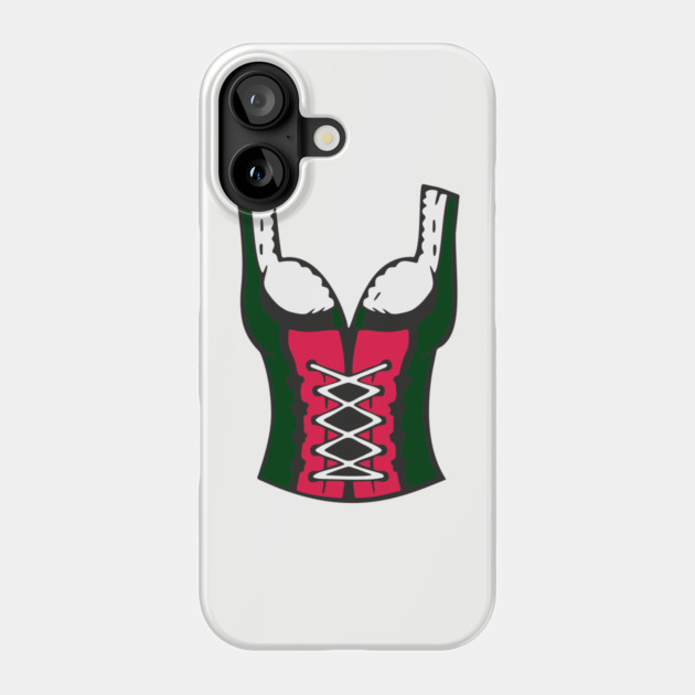 Oktoberfest Corset Top German Dirndl Costume Party Phone Case by Anticorporati