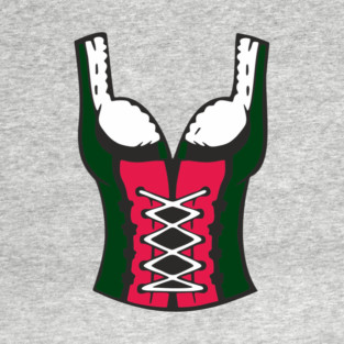 Oktoberfest Corset Top German Dirndl Costume Party T-Shirt