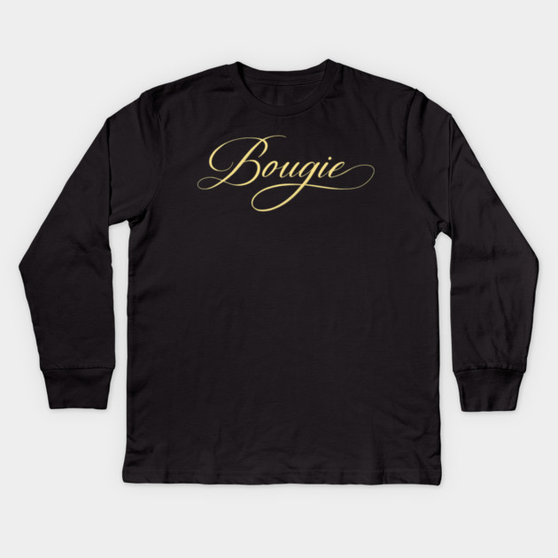 Bougie Kids Long Sleeve T-Shirt by FirstClassQueen