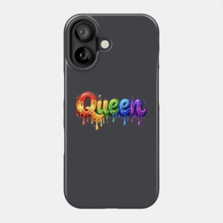 Queen in Multicolor Phone Case