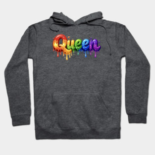 Queen in Multicolor Hoodie