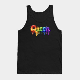 Queen in Multicolor Tank Top