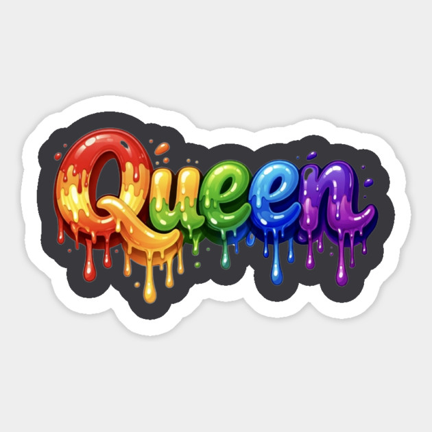 Queen in Multicolor Magnet by FirstClassQueen