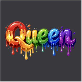 Queen in Multicolor Posters and Art