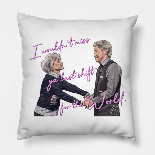 SNL: Bowen Yang's Last Shift Pillow by 51Deesigns