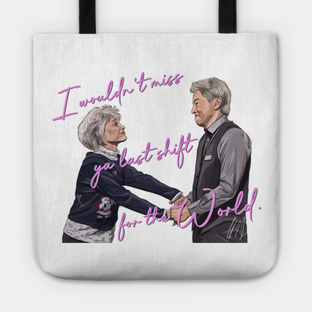 SNL: Bowen Yang's Last Shift Tote by 51Deesigns