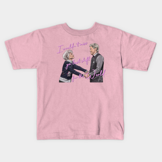 SNL: Bowen Yang's Last Shift Kids T-Shirt by 51Deesigns