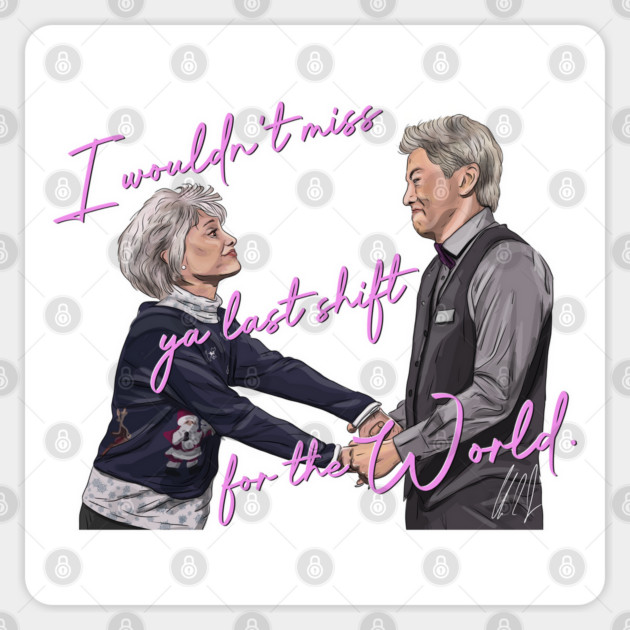 SNL: Bowen Yang's Last Shift Sticker by 51Deesigns