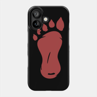 Bigfoot US Flag - Men Women Kids - Distressed Sasquatch Back Print Phone Case