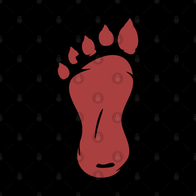 Bigfoot US Flag - Men Women Kids - Distressed Sasquatch Back Print by Pixel Threads 