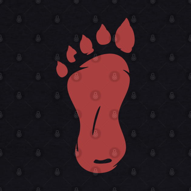 Bigfoot US Flag - Men Women Kids - Distressed Sasquatch Back Print by Pixel Threads 