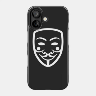 Anonymous Mask Illustration Phone Case