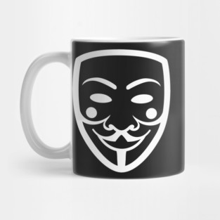 Anonymous Mask Illustration Mug