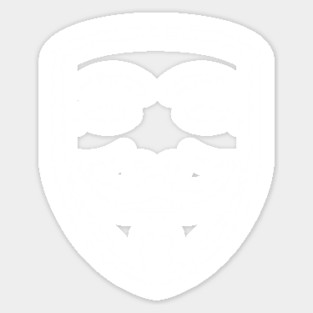 Copy of Anonymous Mask Illustration Sticker