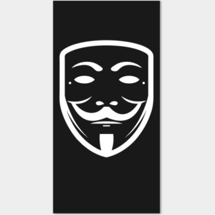 Copy of Anonymous Mask Illustration Posters and Art