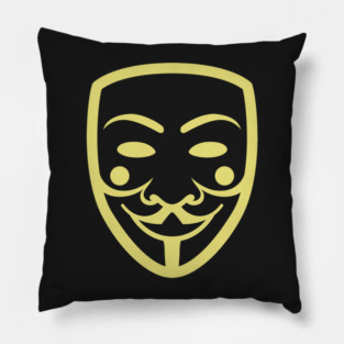 Copy of Anonymous Mask Illustration Pillow