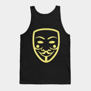 Copy of Anonymous Mask Illustration Tank Top