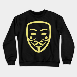 Copy of Anonymous Mask Illustration Crewneck Sweatshirt