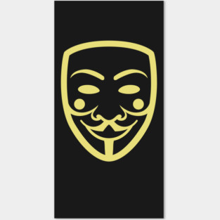 Copy of Anonymous Mask Illustration Posters and Art