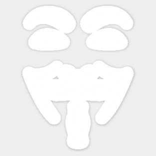 Copy of Anonymous Mask Illustration Sticker