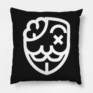 Copy of Anonymous Mask Illustration Pillow