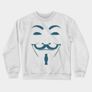 Copy of Anonymous Mask Illustration Crewneck Sweatshirt