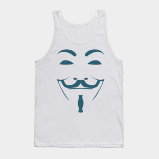 Copy of Anonymous Mask Illustration Tank Top