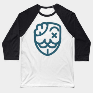 Copy of Anonymous Mask Illustration Baseball T-Shirt
